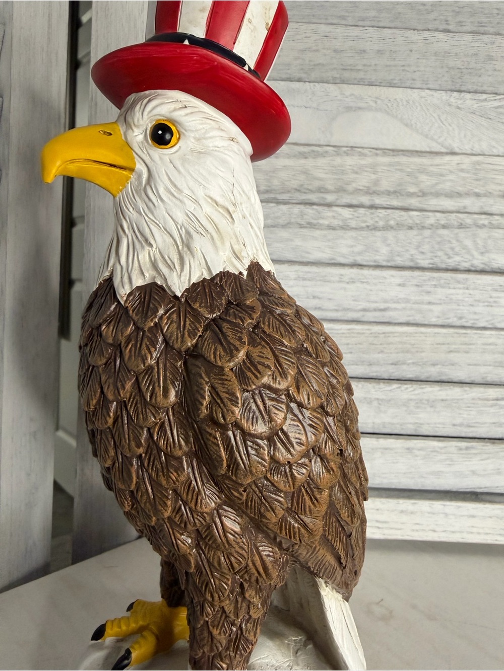 Stars & Stripes Patriotic July 4th UNCLE SAM BALD EAGLE NWT - Picture 6 of 7